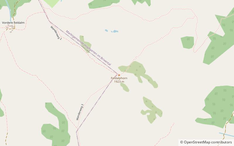 Feldalphorn location map