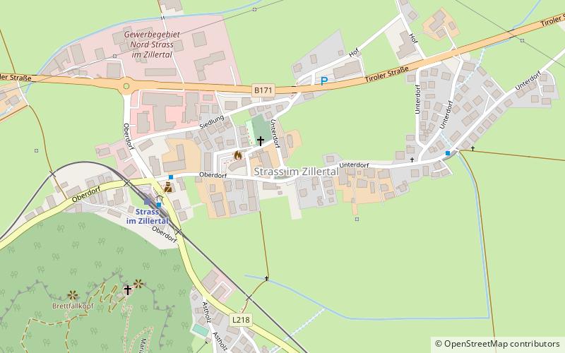 Pfarrkirche Strass location map