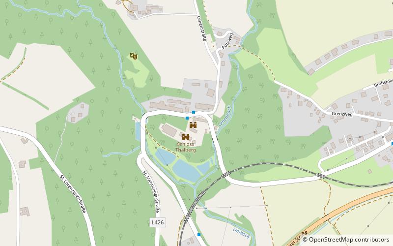burg thalberg location map