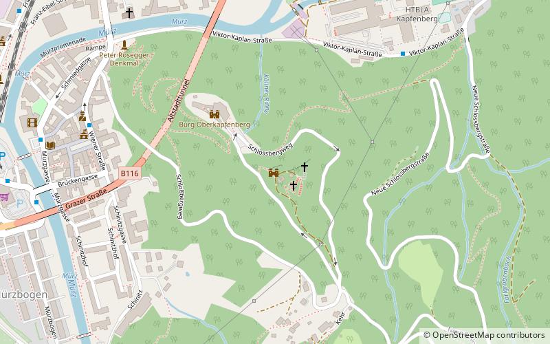 Oberhaus location map
