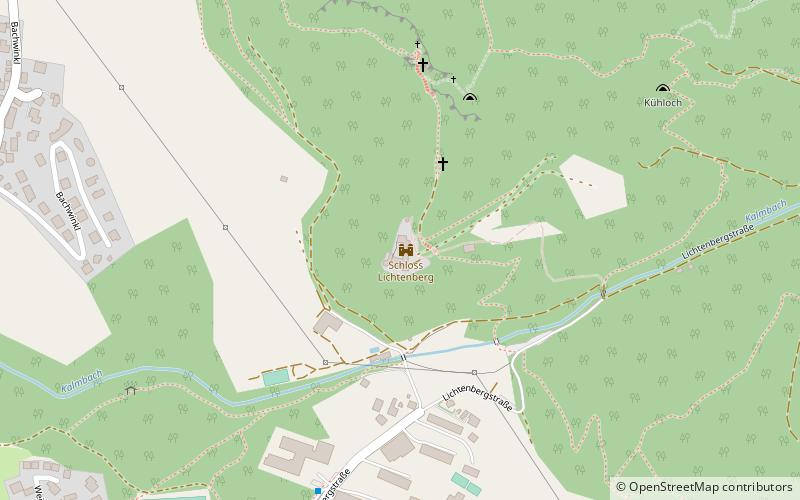 Schloss Lichtenberg location map