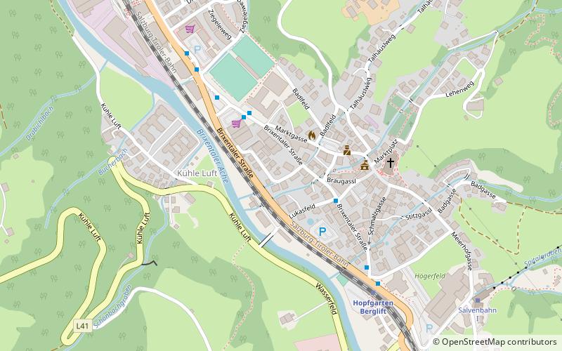 Hopfgarten im Brixental location map