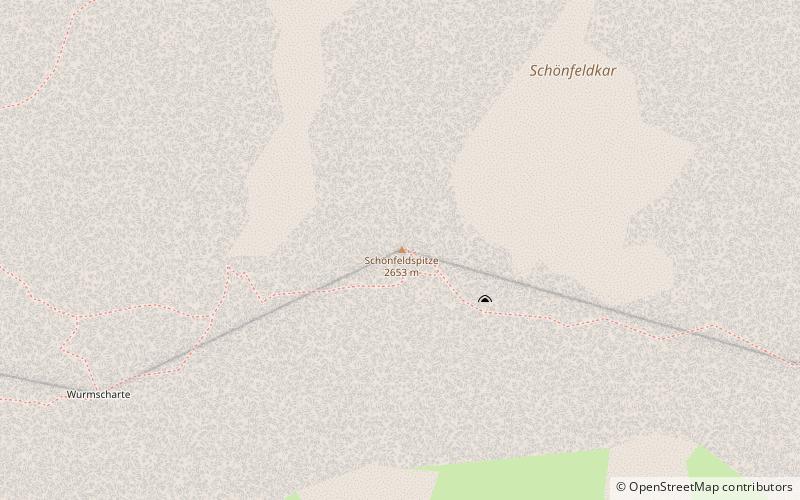 Schönfeldspitze location map