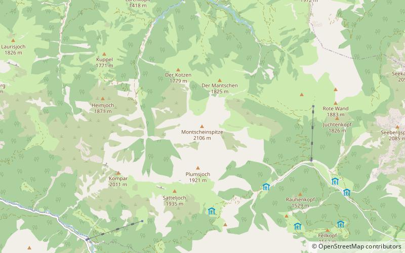 Montscheinspitze location map