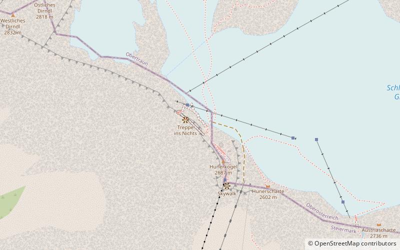 Dachstein Skywalk location map