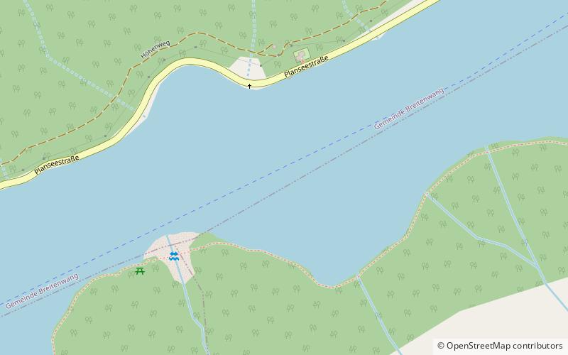 Plansee location map