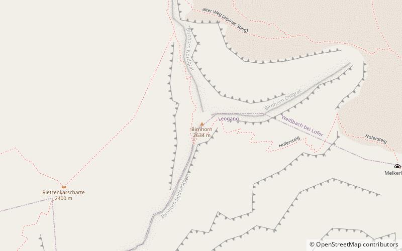 Birnhorn location map