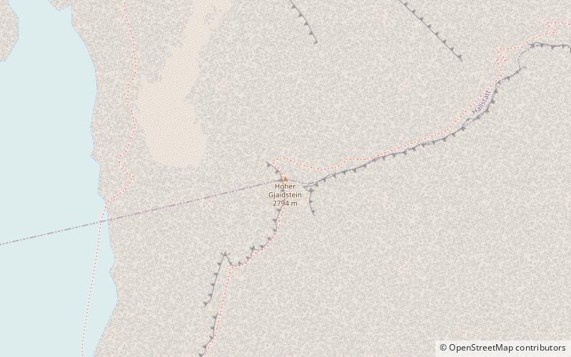 Hoher Gjaidstein location map