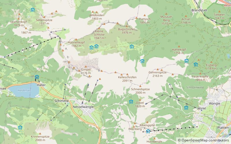 Kellenspitze location map