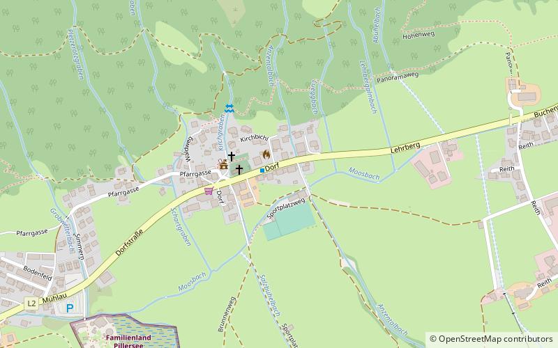 sankt jakob in haus location map