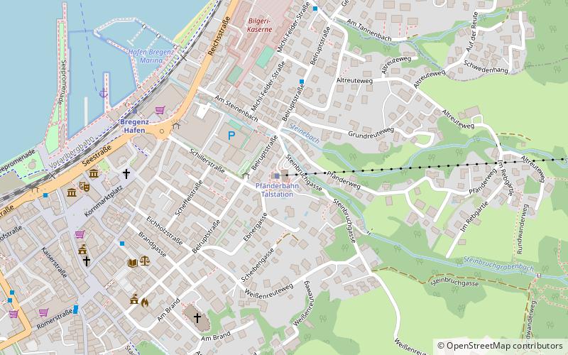 Pfänderbahn-Museum location map