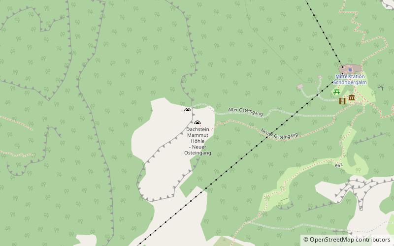 Dachstein Mammut Höhle - Neuer Osteingang location map