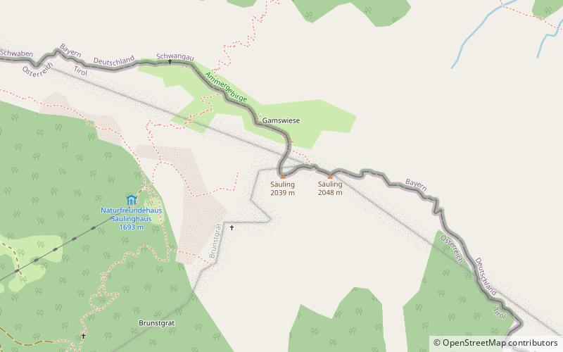 Säuling location map