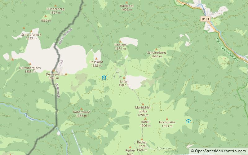 Juifen location map