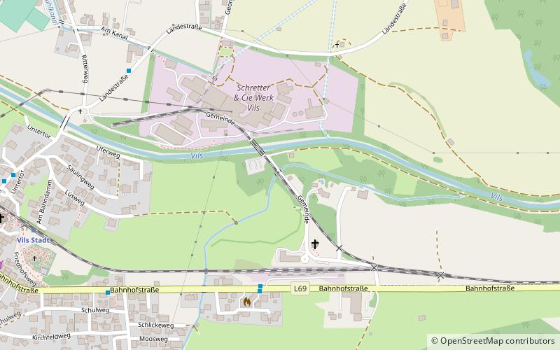 AB Zementwerk Schretter location map
