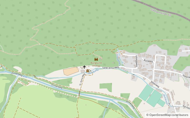 Vilsegg Castle location map