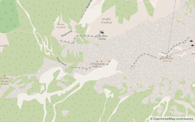 Zettenkaiser location map