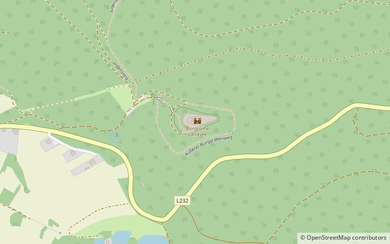 Burgruine Landsee location map