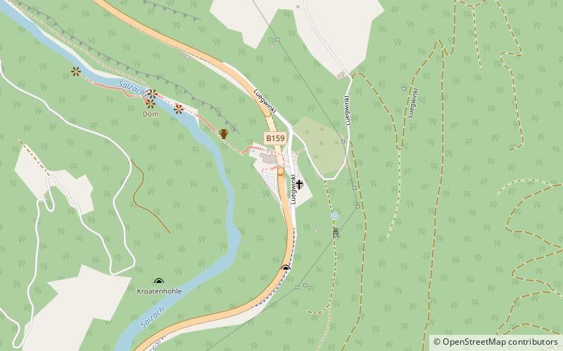 Lueg Pass location map