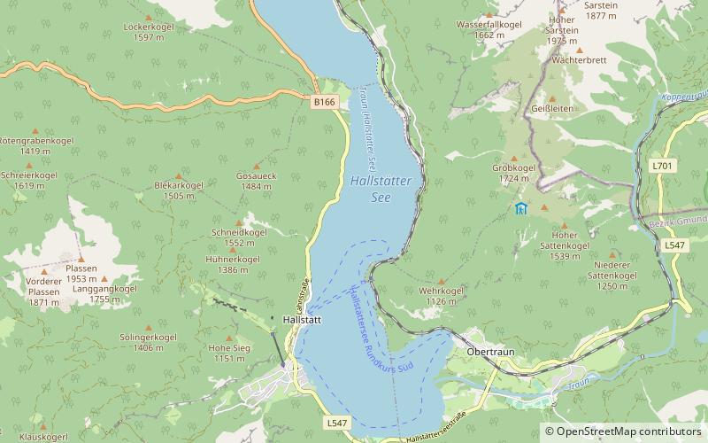 Hallstätter See location map