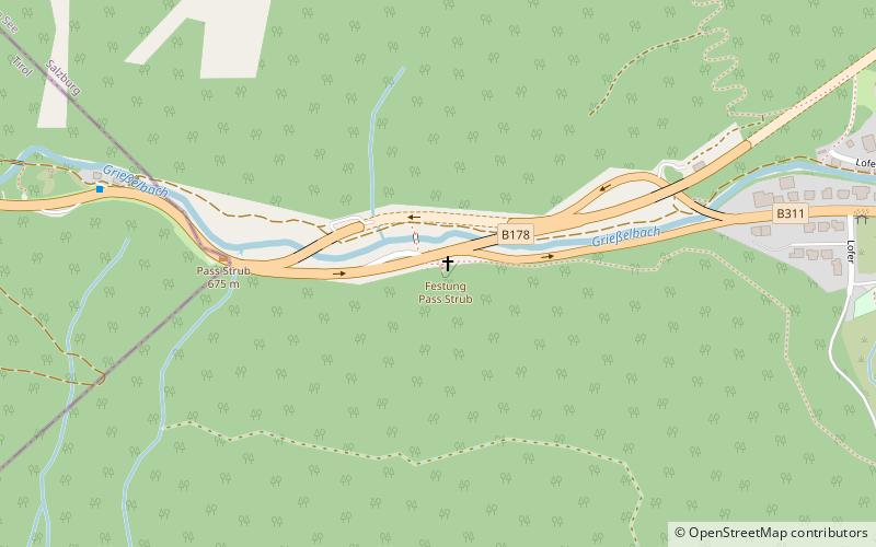Festung Pass Strub location map