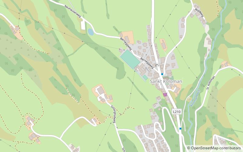 Sankt Koloman location map