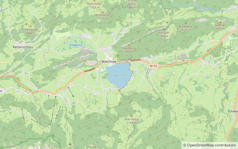 Walchsee location map