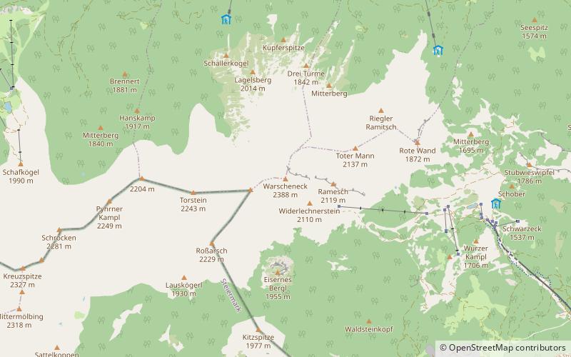Warscheneck location map