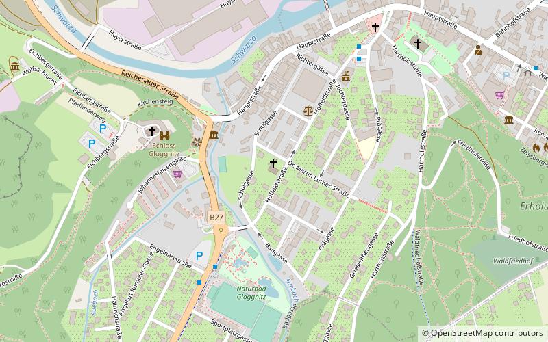 Evangelische Pfarrkirche Gloggnitz location map