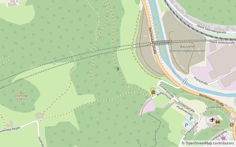 Semmering Base Tunnel location map