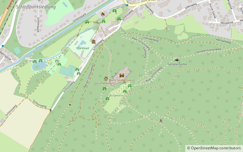 Burg Seebenstein location map