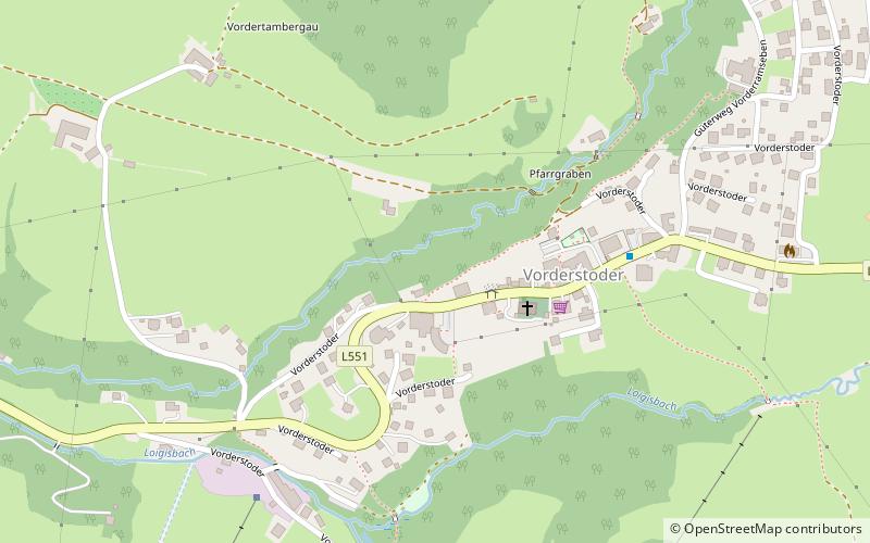 Vorderstoder location map