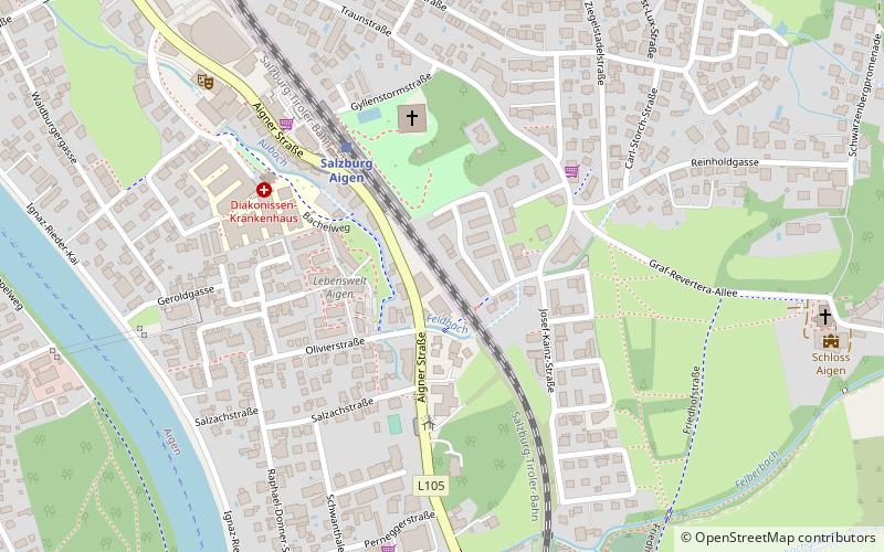 aigen salzbourg location map