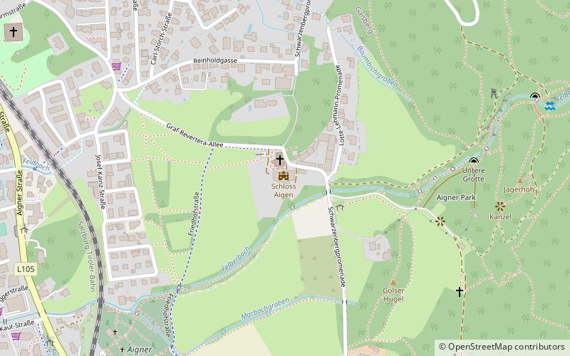 Schloss Aigen location map