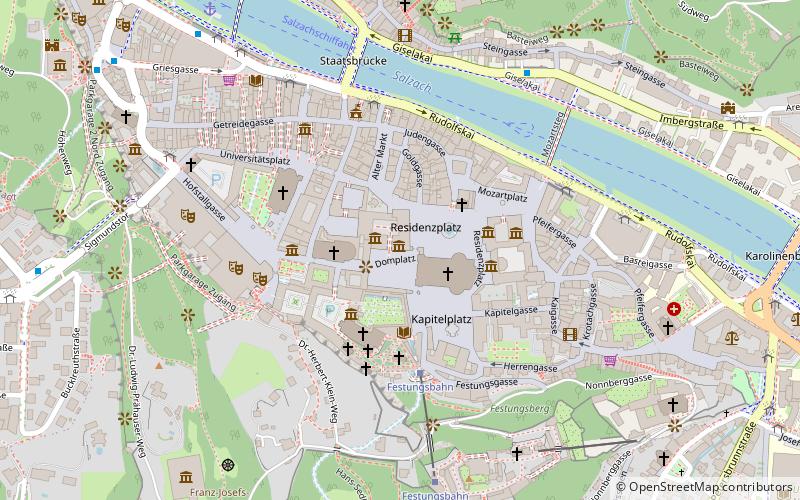 DomQuartier Salzburg location map