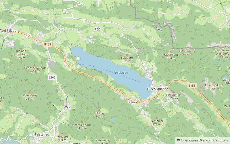 Fuschlsee location map