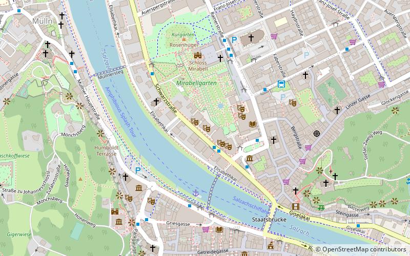 Mozarteum University of Salzburg location map