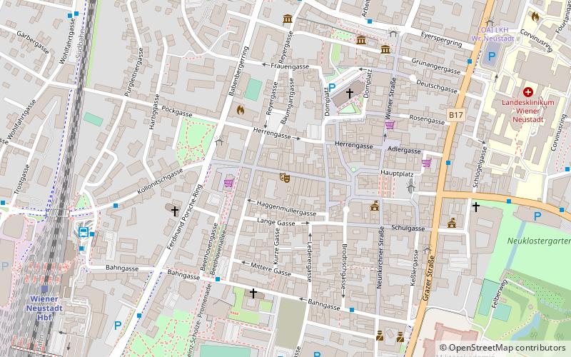 Stadttheater Wiener Neustadt location map