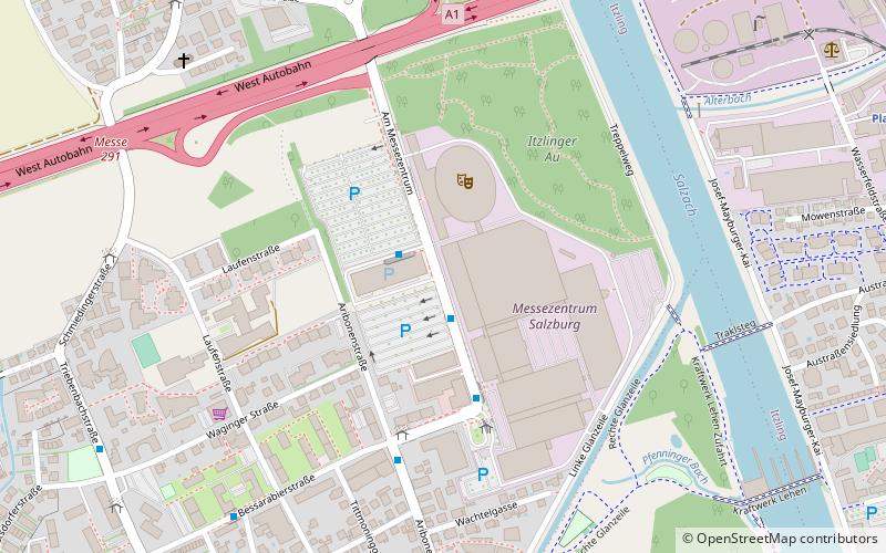 Messezentrum Salzburg location map