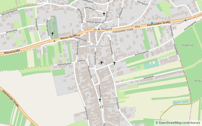 Parish church location map