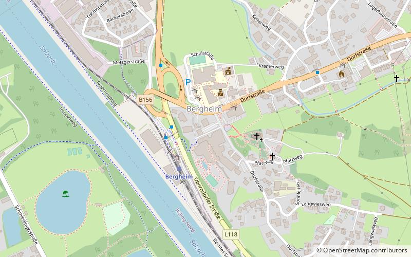 bergheim salzbourg location map