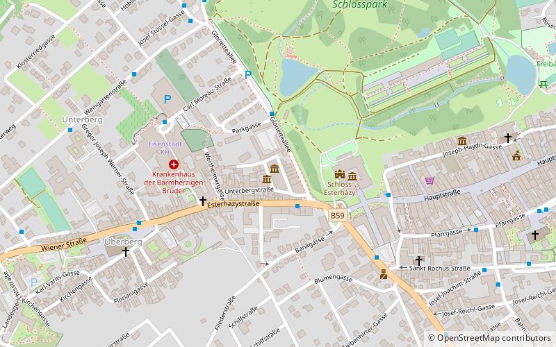 Landesmuseum location map