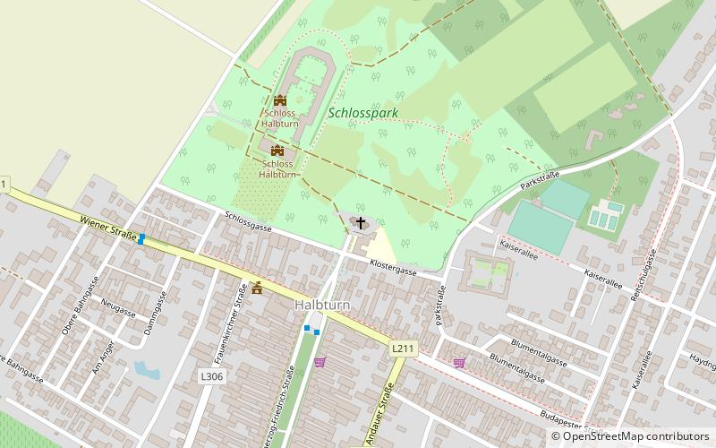 Pfarrkirche Halbturn location map