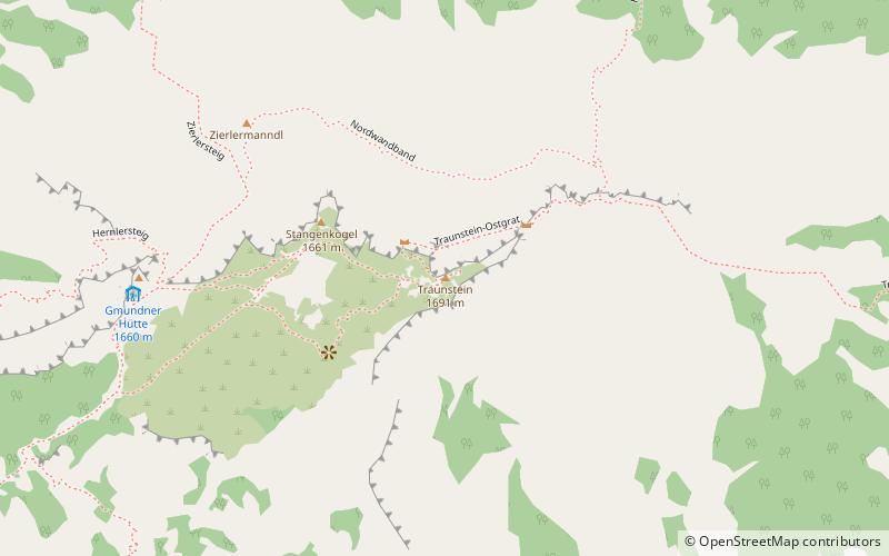 Traunstein Mountain location map
