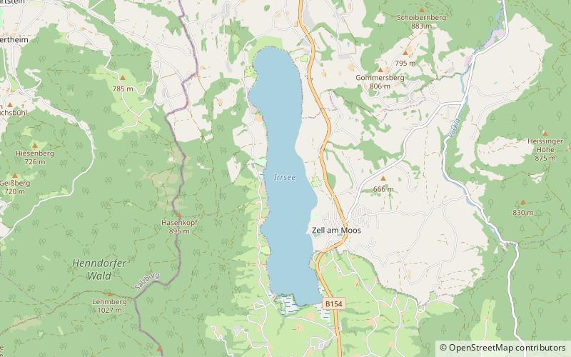 Irrsee location map
