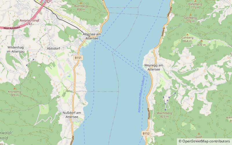Attersee Lake location map