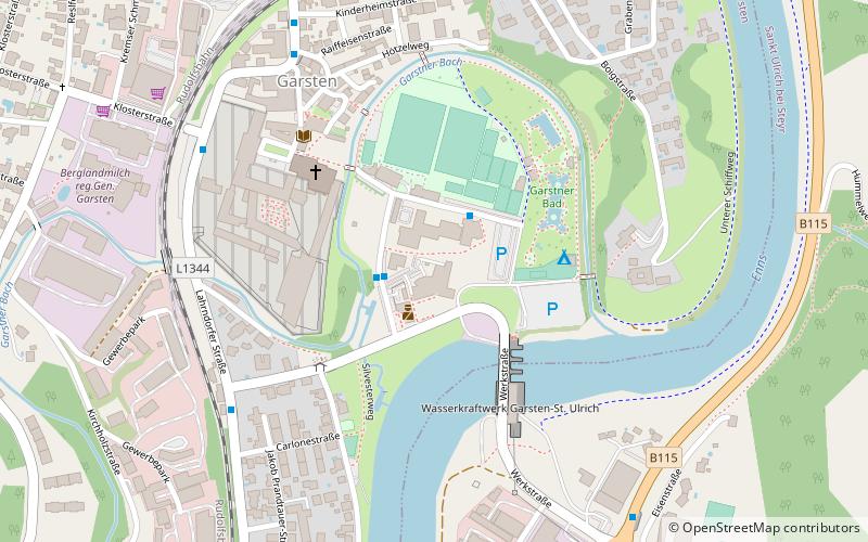 Stift Garsten location map