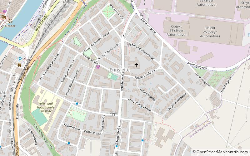 Pfarre St. Josef Steyr-Ennsleite location map