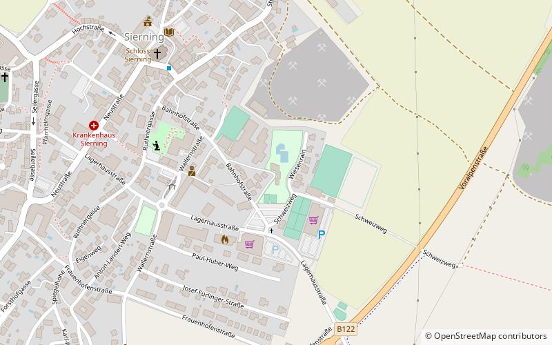 Freibad Sierning location map