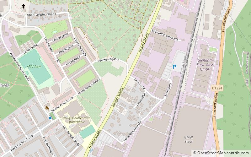 steyr munichholz subcamp location map